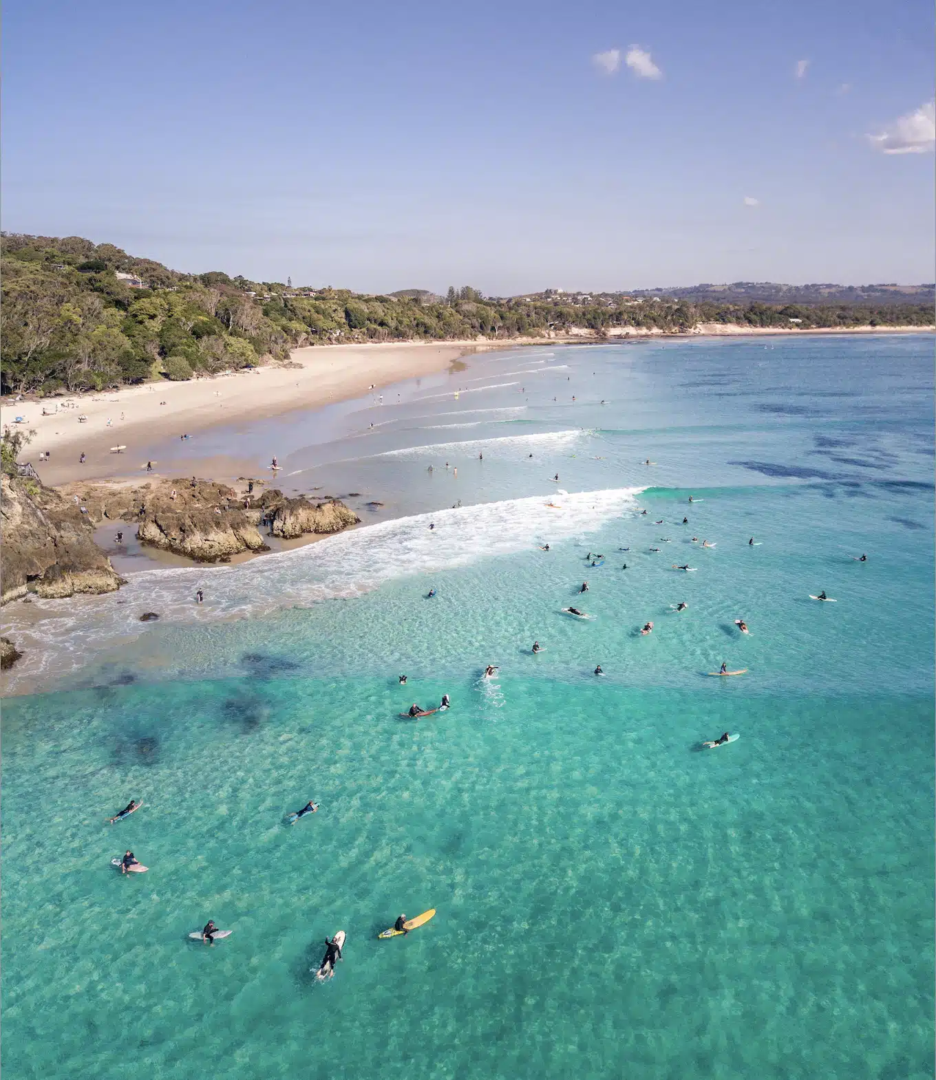 One of the most iconic surf towns in the world, Byron Bay.